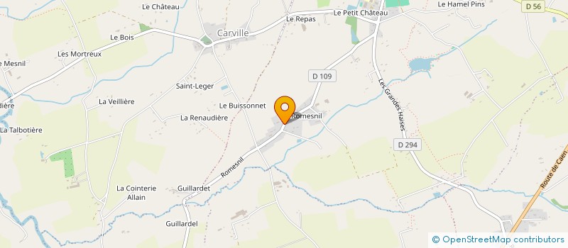 localisation de l'entreprise MONSIEUR ALAIN LAMOUREUX à SOULEUVRE EN BOCAGE