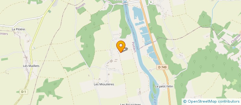 localisation de l'entreprise MONSIEUR ALAIN LANCEREAU  CHAUVIGNY