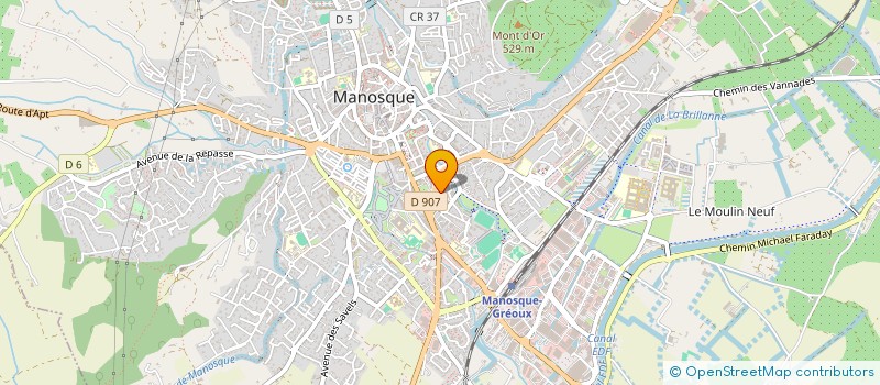 localisation de l'entreprise MONSIEUR ALAIN LANCLAS à MANOSQUE