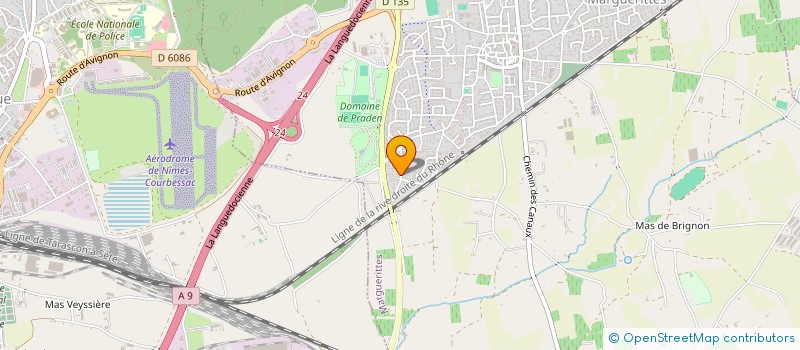 localisation de l'entreprise MONSIEUR ALAIN LANCLUME  MARGUERITTES