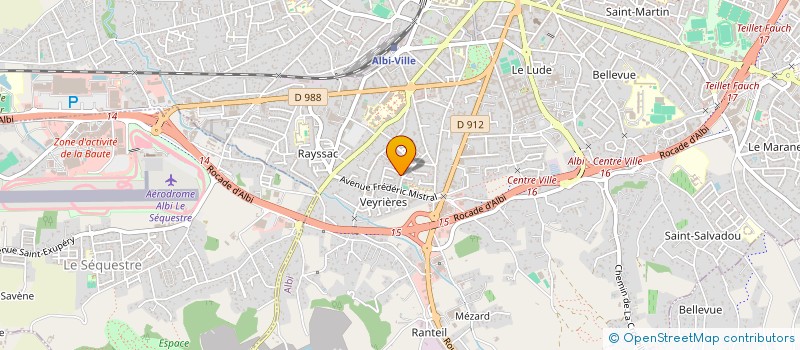 localisation de l'entreprise MONSIEUR ALAIN LANCRY à ALBI