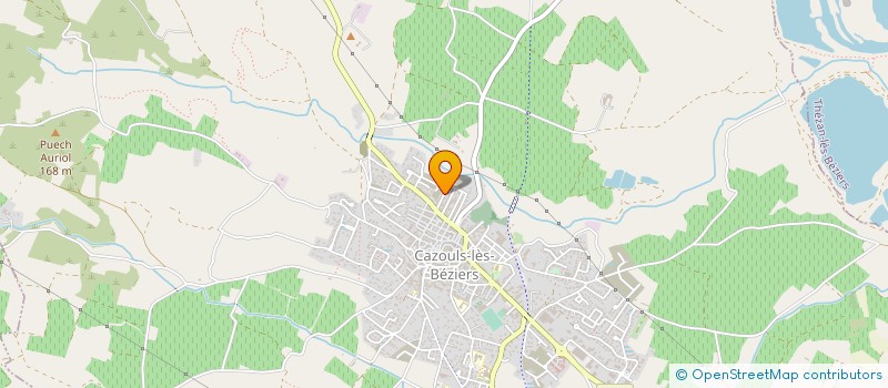 localisation de l'entreprise MONSIEUR ALAIN LANDES  CAZOULS-LES-BEZIERS