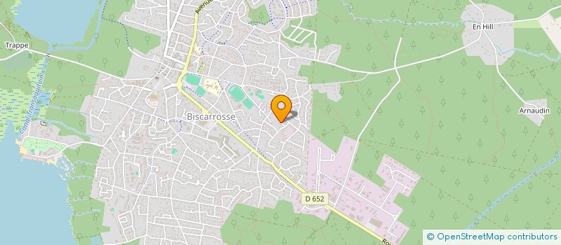 localisation de l'entreprise MONSIEUR ALAIN LANDES  BISCARROSSE