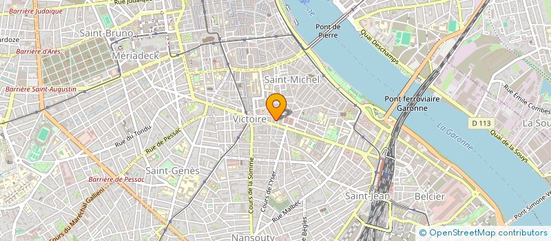 localisation de l'entreprise MONSIEUR ALAIN LANDESQUE  BORDEAUX