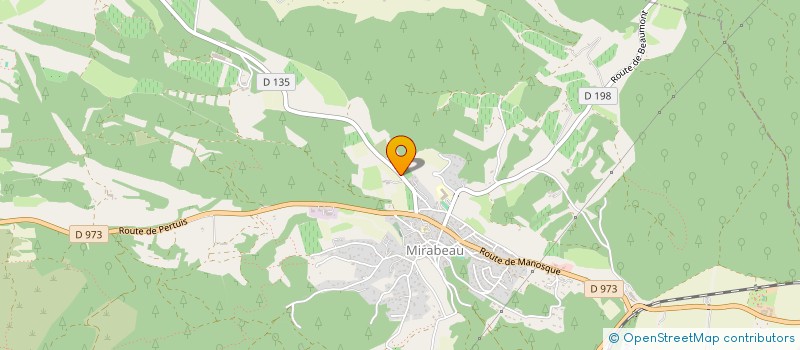 localisation de l'entreprise MONSIEUR ALAIN LANDIVIER  MIRABEAU