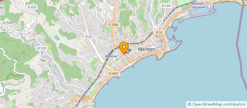 localisation de l'entreprise MONSIEUR ALAIN LANDRA  MENTON