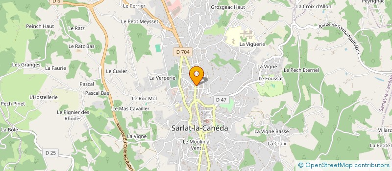 localisation de l'entreprise MONSIEUR ALAIN LANSALOT à SARLAT-LA-CANEDA