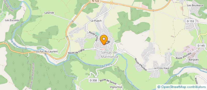 localisation de l'entreprise MONSIEUR ALAIN LAPARRA à TEISSIERES-LES-BOULIES