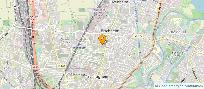 localisation de l'entreprise MONSIEUR ALAIN LAPENNA  SCHILTIGHEIM