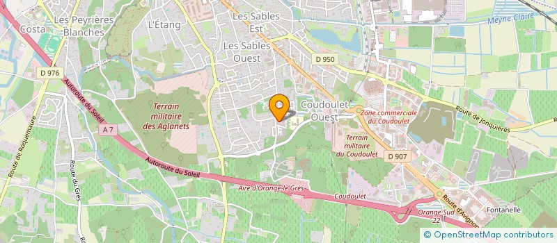 localisation de l'entreprise MONSIEUR ALAIN LAPLACE  ORANGE