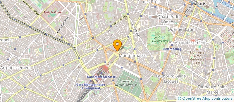 localisation de l'entreprise MONSIEUR ALAIN LAPOUGE à PARIS