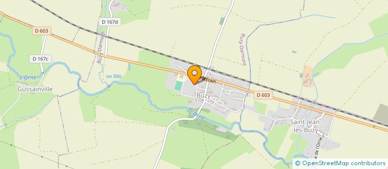 localisation de l'entreprise MONSIEUR ALAIN LARBRE  BUZY-DARMONT