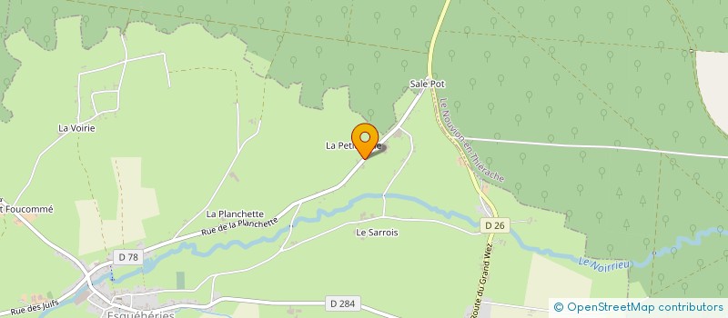 localisation de l'entreprise MONSIEUR ALAIN LASSEREZ  ESQUEHERIES