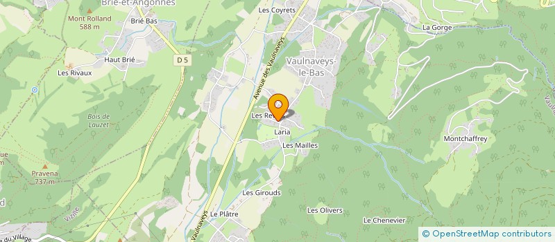 localisation de l'entreprise MONSIEUR ALAIN LATTAT  VAULNAVEYS-LE-BAS