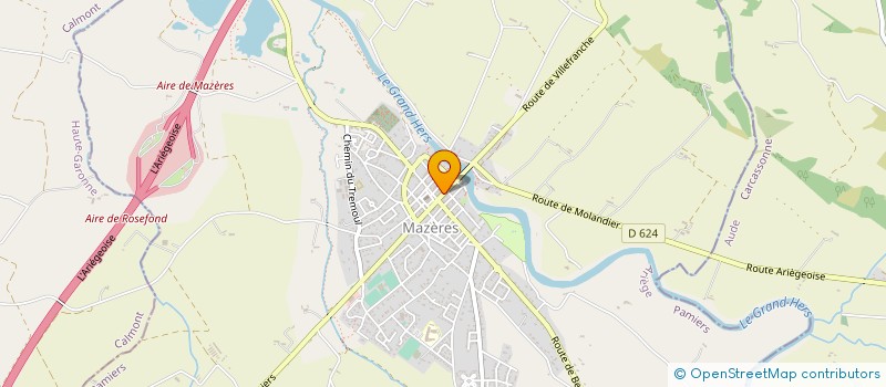 localisation de l'entreprise MONSIEUR ALAIN LATTE à MAZERES