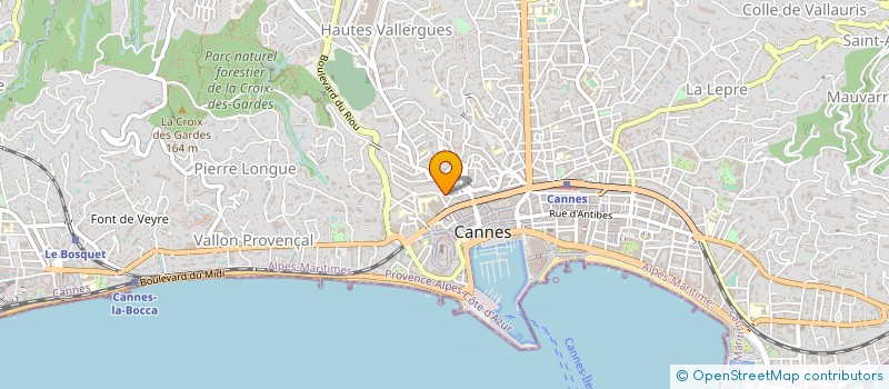 localisation de l'entreprise MONSIEUR ALAIN LAUGERY à CANNES