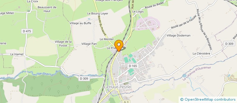 localisation de l'entreprise MONSIEUR ALAIN LAUMAILLE  FOLLIGNY