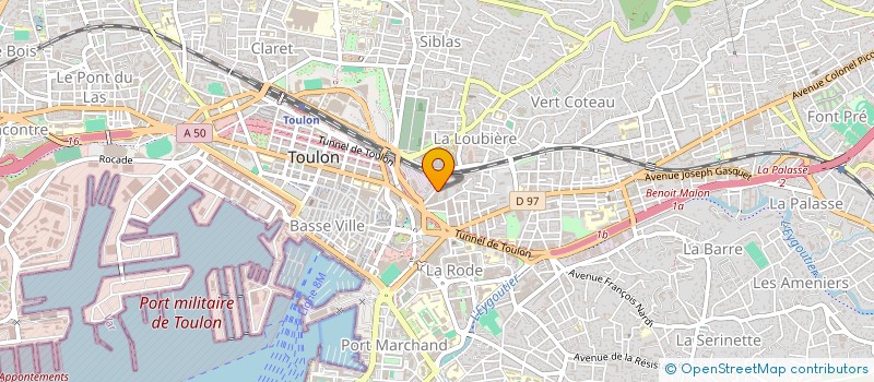 localisation de l'entreprise MONSIEUR ALAIN LAUNAY  TOULON