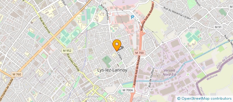 localisation de l'entreprise MONSIEUR ALAIN LAURAS à LYS-LEZ-LANNOY