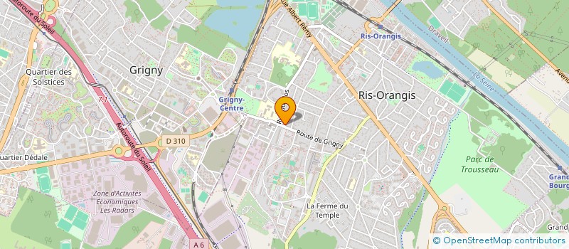 localisation de l'entreprise MONSIEUR ALAIN LAURENT à RIS-ORANGIS