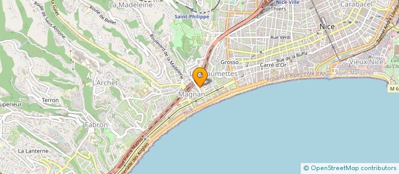 localisation de l'entreprise MONSIEUR ALAIN LAURIBE à NICE