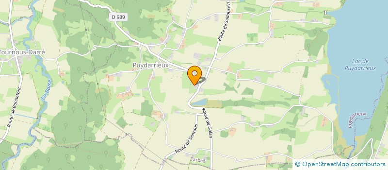 localisation de l'entreprise MONSIEUR ALAIN LAVEDAN  LUBY-BETMONT