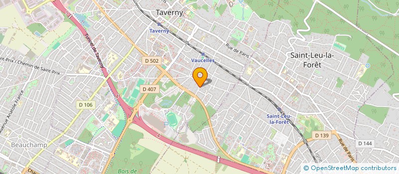 localisation de l'entreprise MONSIEUR ALAIN LAVERGNE à TAVERNY