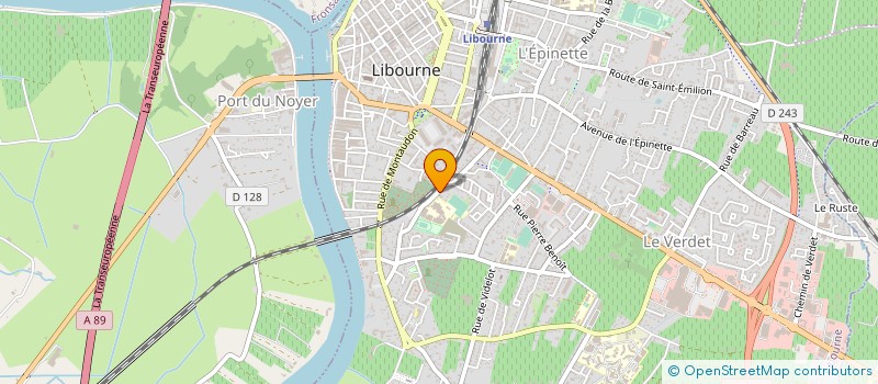 localisation de l'entreprise MONSIEUR ALAIN LAVIGNE à LIBOURNE