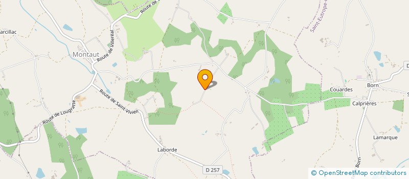 localisation de l'entreprise MONSIEUR ALAIN LAVIGNERIE  PARRANQUET