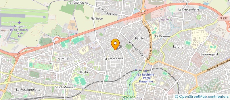 localisation de l'entreprise MONSIEUR ALAIN LAYEC  LA ROCHELLE