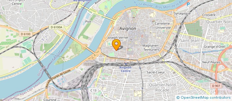 localisation de l'entreprise MONSIEUR ALAIN LAYRISSE  AVIGNON