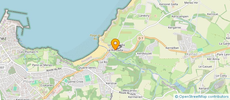 localisation de l'entreprise MONSIEUR ALAIN LE BERRE  KERLAZ