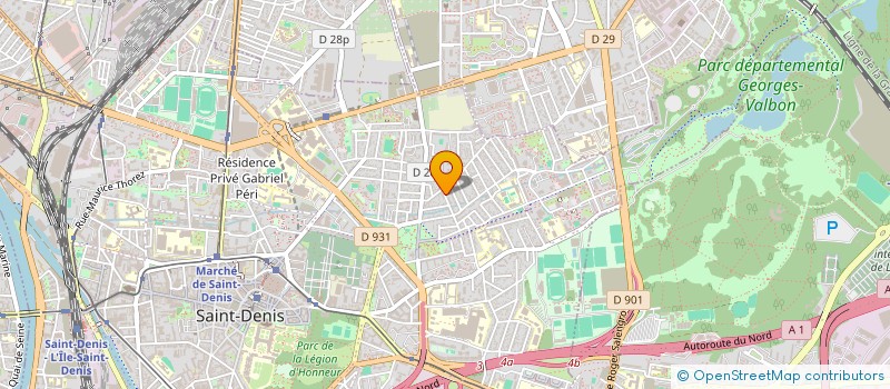 localisation de l'entreprise MONSIEUR ALAIN LE BIHAN  SAINT-DENIS