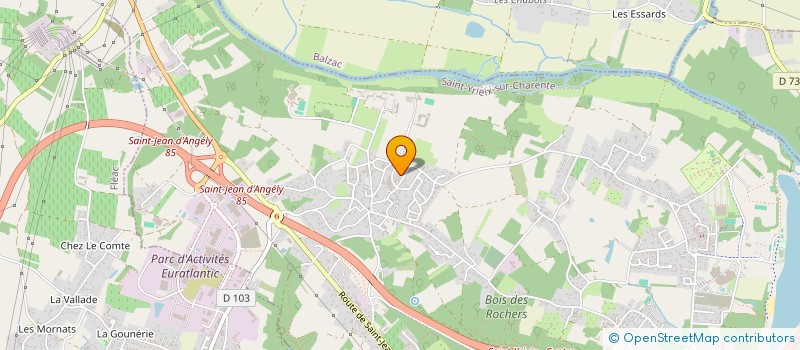 localisation de l'entreprise MONSIEUR ALAIN LE BOUDEC  SAINT-YRIEIX-SUR-CHARENTE