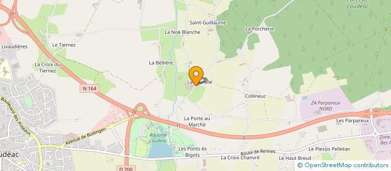 localisation de l'entreprise MONSIEUR ALAIN LE BRUCHEC à LOUDEAC