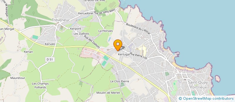 localisation de l'entreprise MONSIEUR ALAIN LE CORVAISIER  PLOURHAN