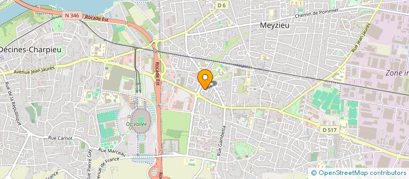 localisation de l'entreprise MONSIEUR ALAIN LE COSSEC  MEYZIEU