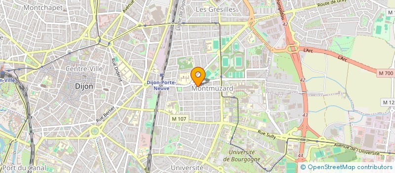 localisation de l'entreprise MONSIEUR ALAIN LE CUNFF à DIJON