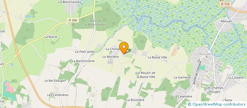 localisation de l'entreprise MONSIEUR ALAIN LE FUR  ROUANS