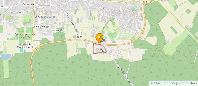 localisation de l'entreprise MONSIEUR ALAIN LE GALL  AMBOISE