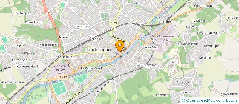 localisation de l'entreprise MONSIEUR ALAIN LE GALL  LANDERNEAU