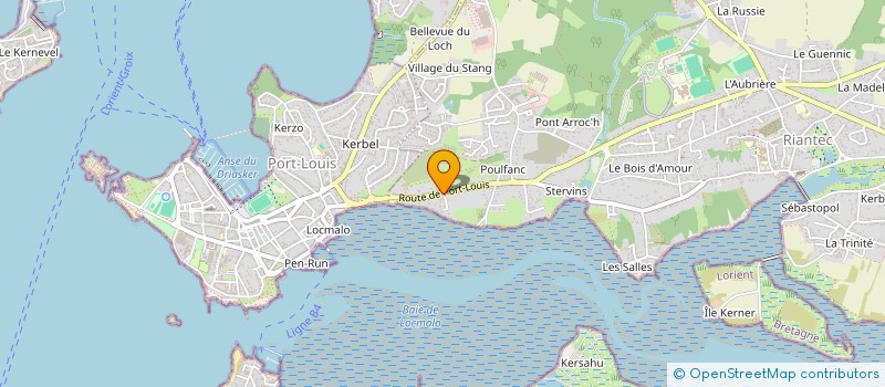 localisation de l'entreprise MONSIEUR ALAIN LE GOFF  RIANTEC