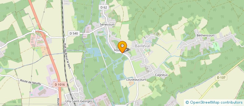 localisation de l'entreprise MONSIEUR ALAIN LE GOFF  BAILLEVAL