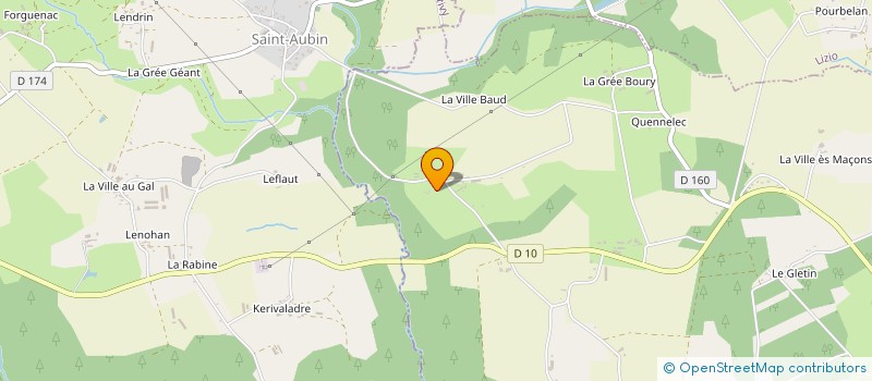 localisation de l'entreprise MONSIEUR ALAIN LE GUEVEL  SERENT