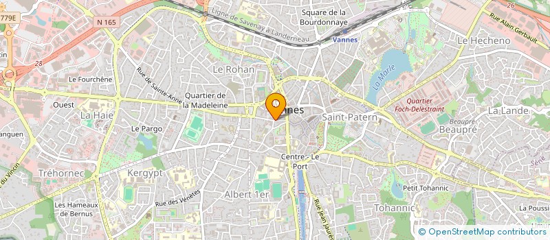 localisation de l'entreprise MONSIEUR ALAIN LE HENANFF à VANNES