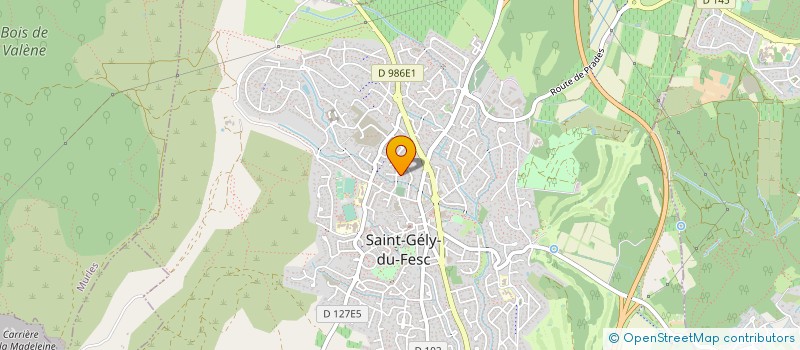 localisation de l'entreprise MONSIEUR ALAIN LE JUNTER à SAINT-GELY-DU-FESC