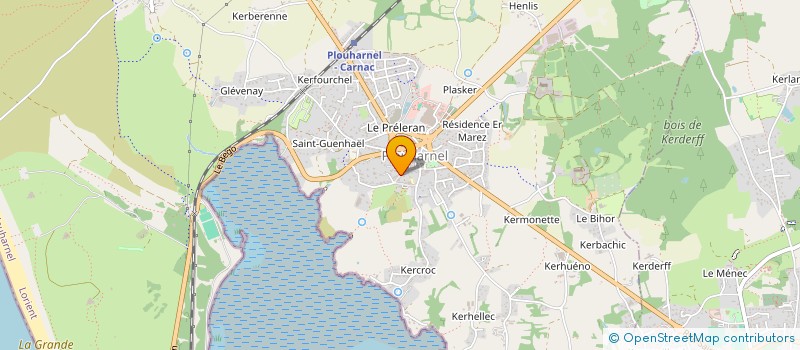 localisation de l'entreprise MONSIEUR ALAIN LE MASSON à PLOUHARNEL