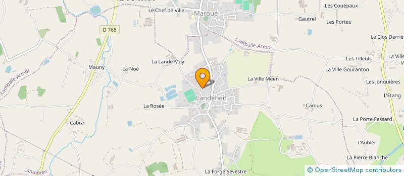 localisation de l'entreprise MONSIEUR ALAIN LE MAT à LANDEHEN
