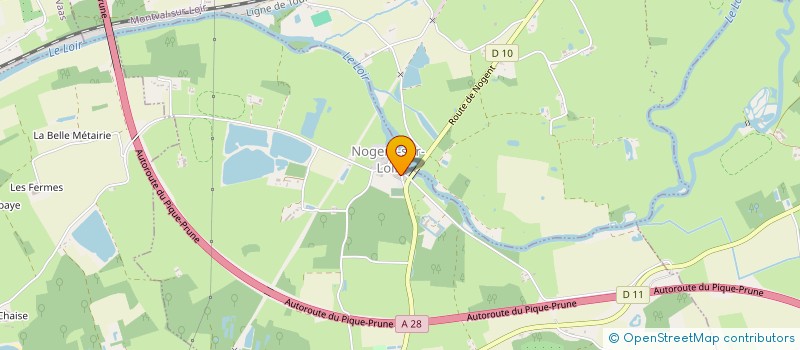 localisation de l'entreprise MONSIEUR ALAIN LE MOING  NOGENT-SUR-LOIR