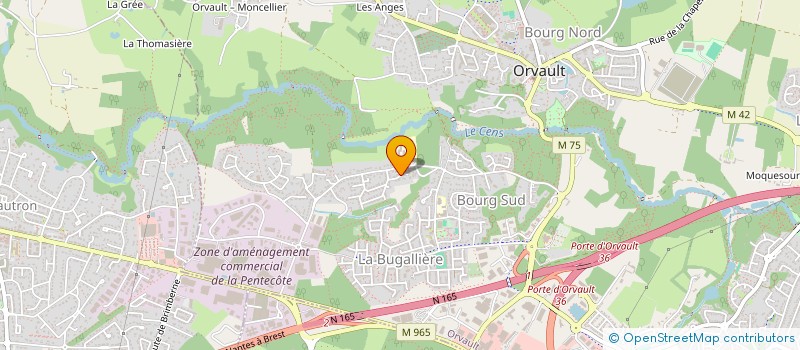 localisation de l'entreprise MONSIEUR ALAIN LE NY à ORVAULT